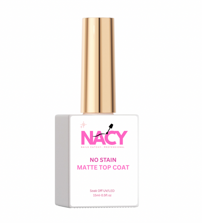 Nacy 2in1 No Stain Matte Top Gel 0.5oz