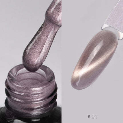 Nacy Coffee Mocha Crystal Cat Eye Gel 0.5oz - 01