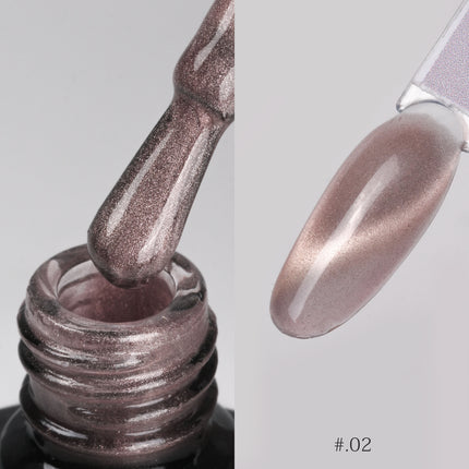 [COMING SOON] Nacy Coffee Mocha Crystal Cat Eye Gel 0.5oz - 02