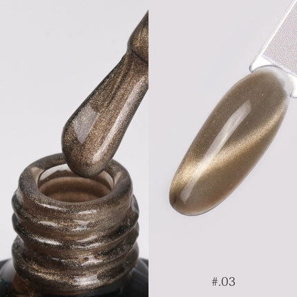 [COMING SOON] Nacy Coffee Mocha Crystal Cat Eye Gel 0.5oz - 03