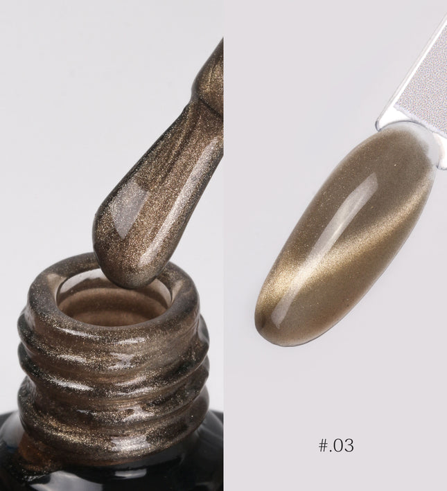 [COMING SOON] Nacy Coffee Mocha Crystal Cat Eye Gel 0.5oz - 03