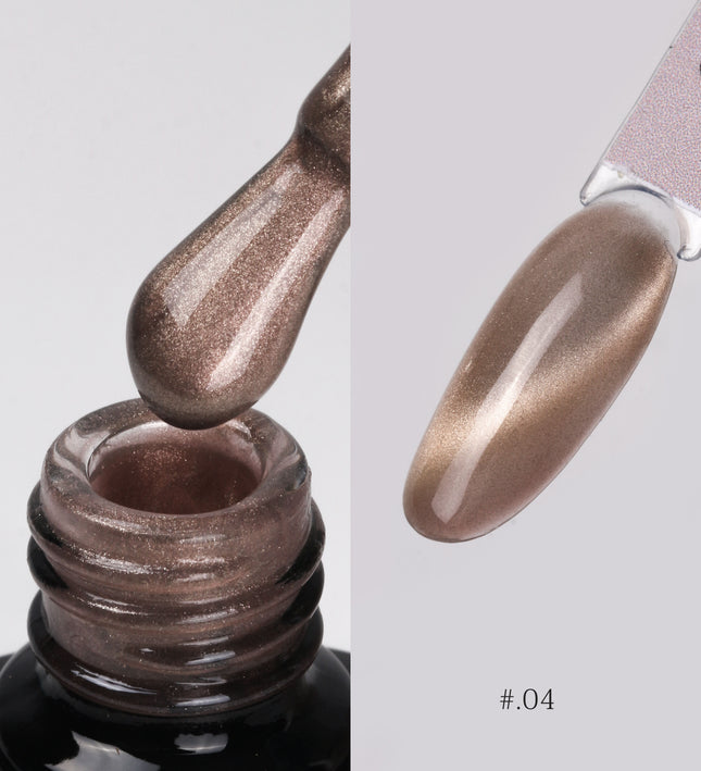 [COMING SOON] Nacy Coffee Mocha Crystal Cat Eye Gel 0.5oz - 04