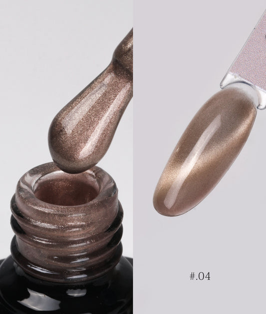 Nacy Coffee Mocha Crystal Cat Eye Gel 0.5oz - 04