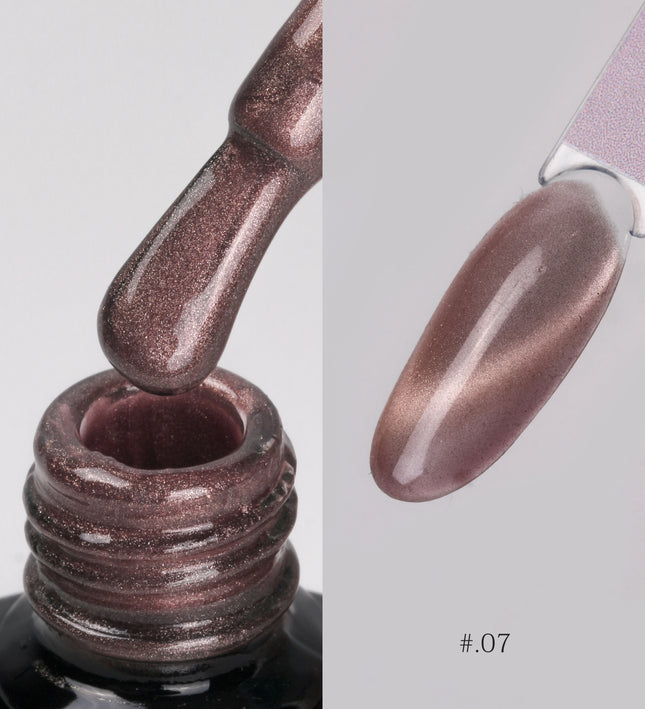 [COMING SOON] Nacy Coffee Mocha Crystal Cat Eye Gel 0.5oz - 07