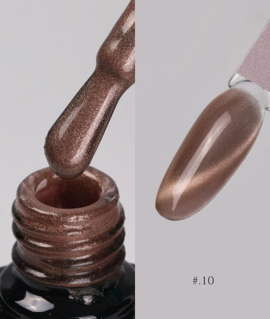 Nacy Coffee Mocha Crystal Cat Eye Gel 0.5oz - 010