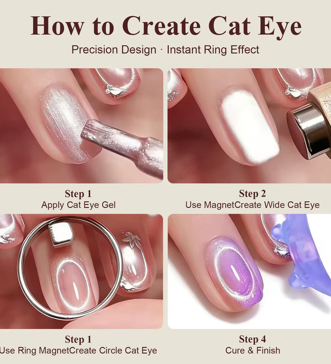 Nacy Ring Magnet Strong Cat Eye