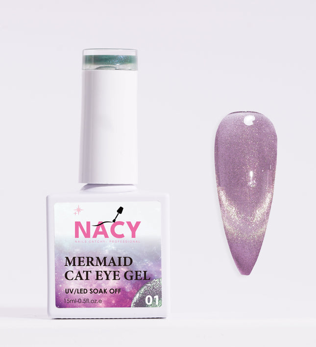 Nacy Mermaid Double Line Cat Eye Gel 01