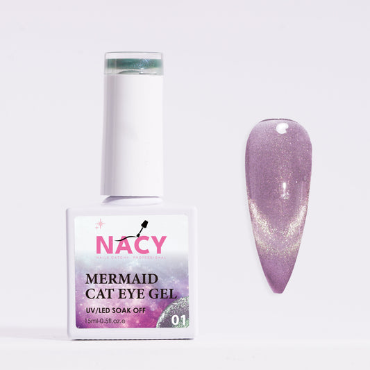 Nacy Mermaid Double Line Cat Eye Gel 01
