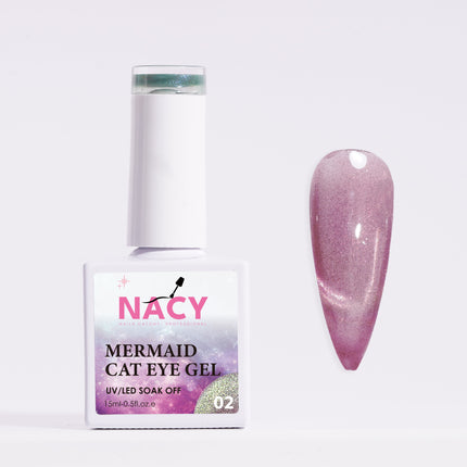 Nacy Mermaid Double Line Cat Eye Gel 02