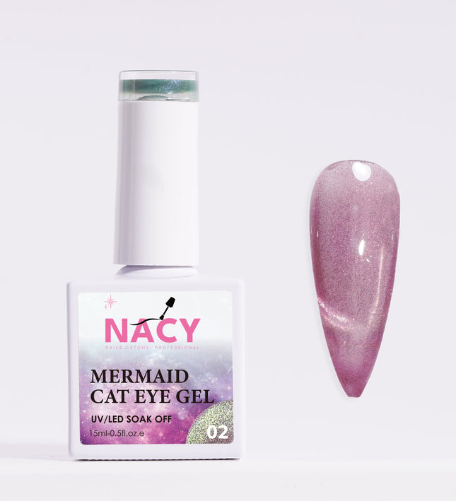 Nacy Mermaid Double Line Cat Eye Gel 02