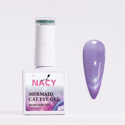 Nacy Mermaid Double Line Cat Eye Gel 03