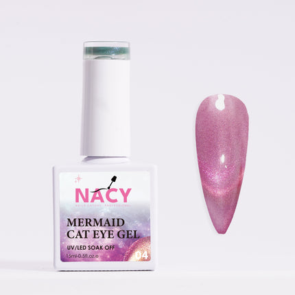 Nacy Mermaid Double Line Cat Eye Gel 04