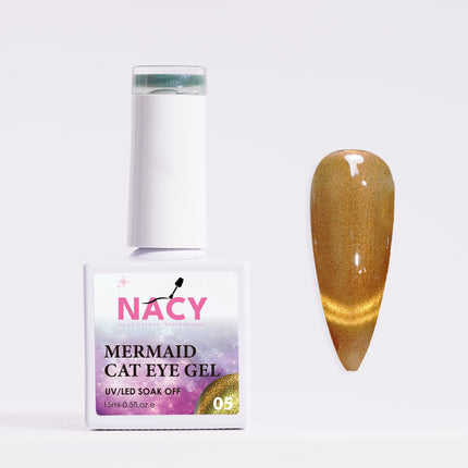 Nacy Mermaid Double Line Cat Eye Gel 05