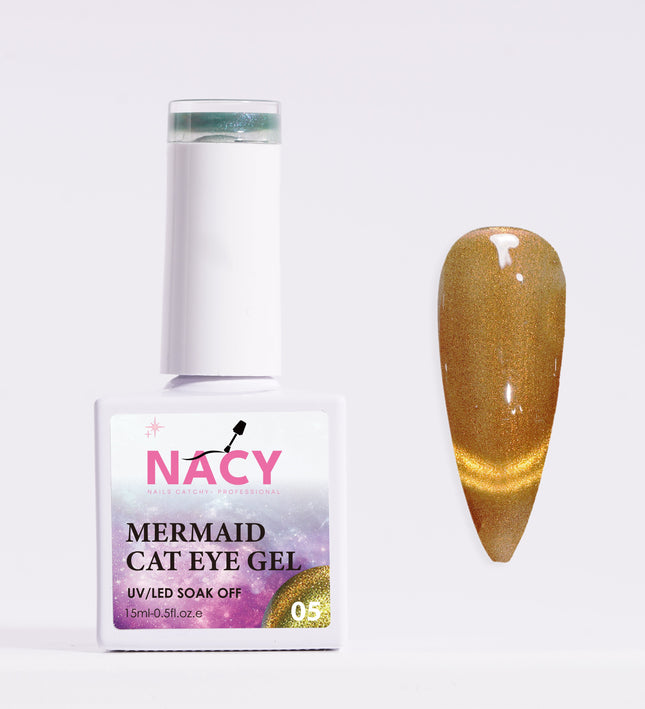 Nacy Mermaid Double Line Cat Eye Gel 05
