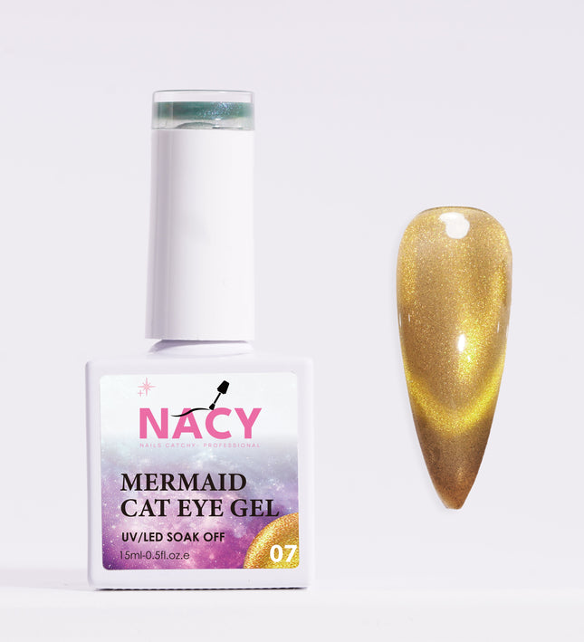 Nacy Mermaid Double Line Cat Eye Gel 07