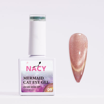 Nacy Mermaid Double Line Cat Eye Gel 09