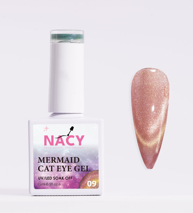 Nacy Mermaid Double Line Cat Eye Gel 09