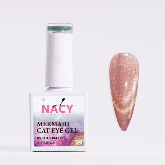 Nacy Mermaid Double Line Cat Eye Gel 09