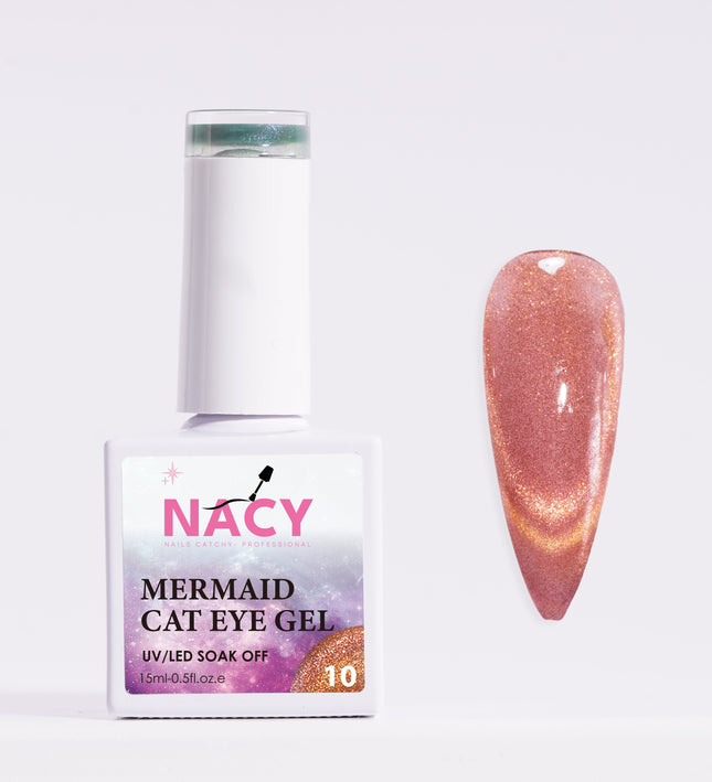 Nacy Mermaid Double Line Cat Eye Gel 10