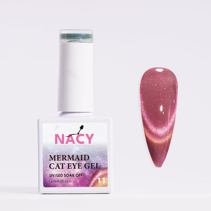 Nacy Mermaid Double Line Cat Eye Gel 11