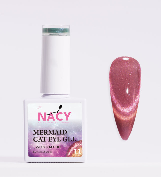 Nacy Mermaid Double Line Cat Eye Gel 11