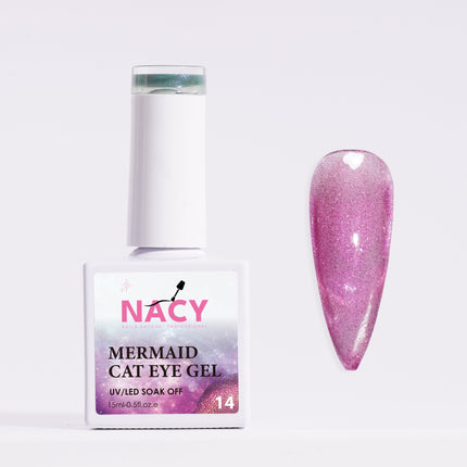 Nacy Mermaid Double Line Cat Eye Gel 14