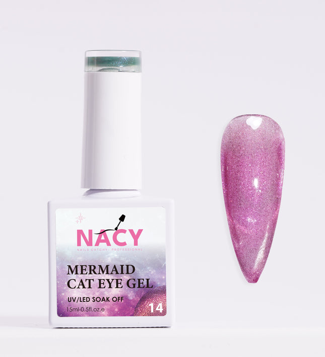 Nacy Mermaid Double Line Cat Eye Gel 14