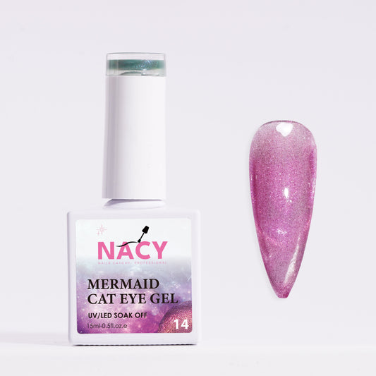 Nacy Mermaid Double Line Cat Eye Gel 14