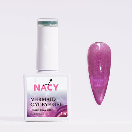 Nacy Mermaid Double Line Cat Eye Gel 15