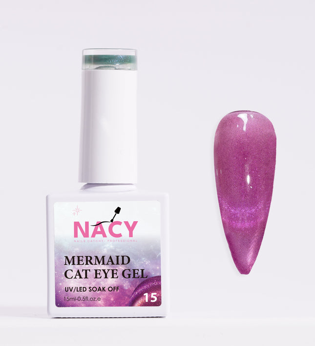 Nacy Mermaid Double Line Cat Eye Gel 15
