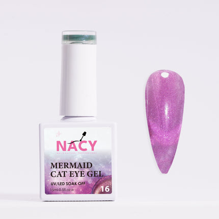 Nacy Mermaid Double Line Cat Eye Gel 16