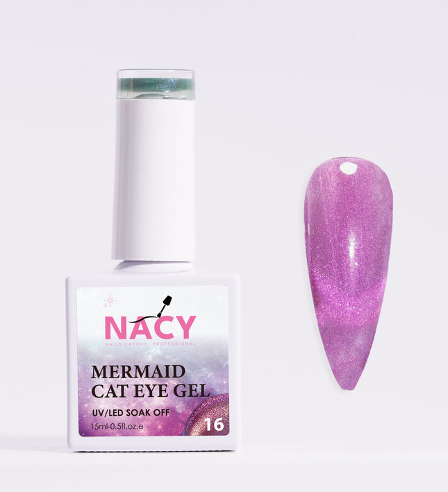 Nacy Mermaid Double Line Cat Eye Gel 16