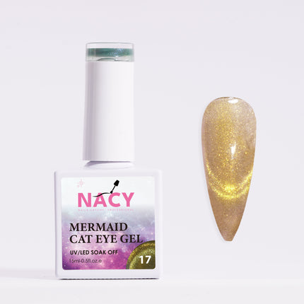 Nacy Mermaid Double Line Cat Eye Gel 17