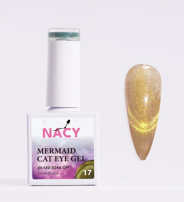 Nacy Mermaid Double Line Cat Eye Gel 17