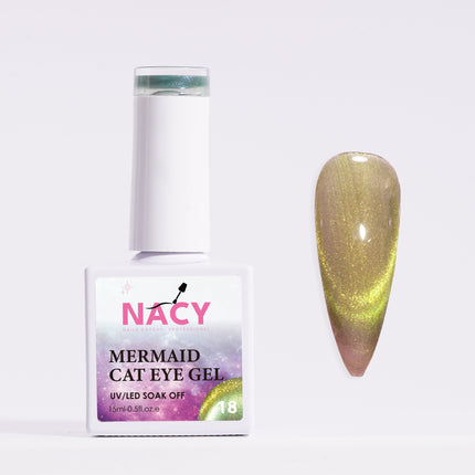 Nacy Mermaid Double Line Cat Eye Gel 18