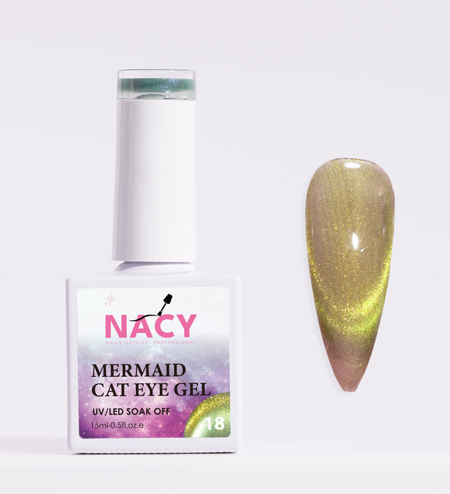 Nacy Mermaid Double Line Cat Eye Gel 18