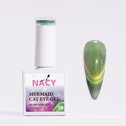 Nacy Mermaid Double Line Cat Eye Gel 19