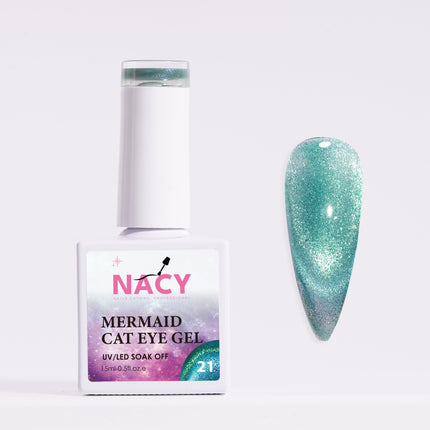 Nacy Mermaid Double Line Cat Eye Gel 21
