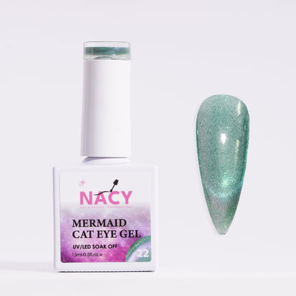 Nacy Mermaid Double Line Cat Eye Gel 22