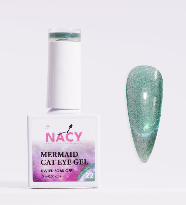 Nacy Mermaid Double Line Cat Eye Gel 22