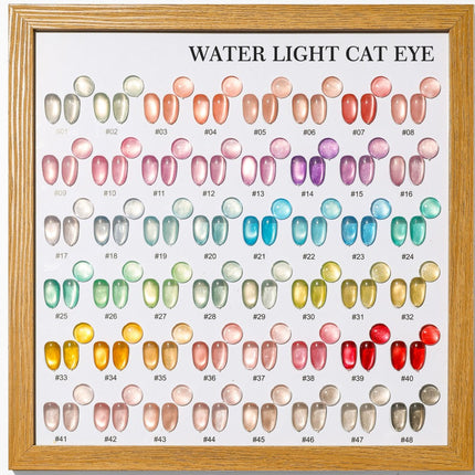 Nacy Set Water Moon Light Cat Eye Summer 48 Colors / Free color chart display