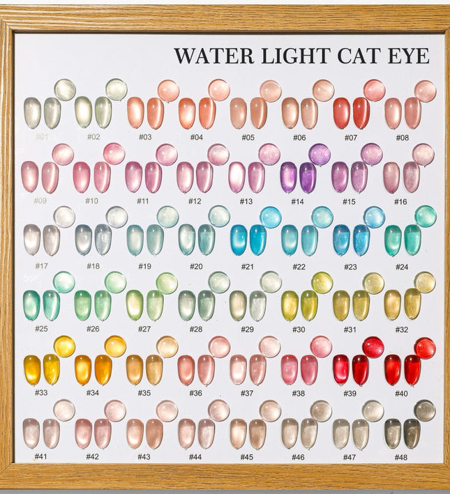 Nacy Set Water Moon Light Cat Eye Summer 48 Colors / Free color chart display