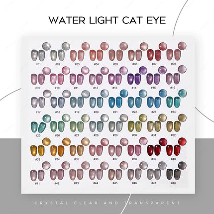 Nacy Set Water Moon Light Cat Eye Summer 48 Colors / Free color chart display