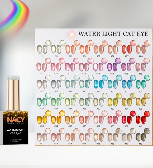 Nacy Set Water Moon Light Cat Eye Summer 48 Colors / Free color chart display