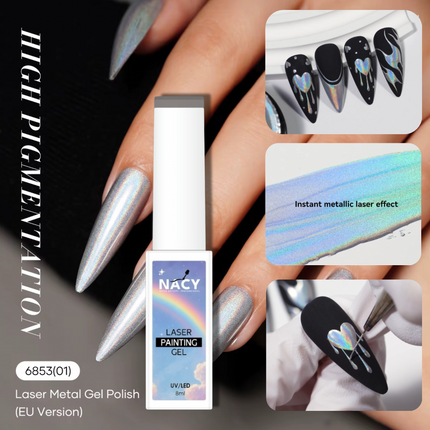 Nacy Laser Liner Painting Gel Hema Free 12ml