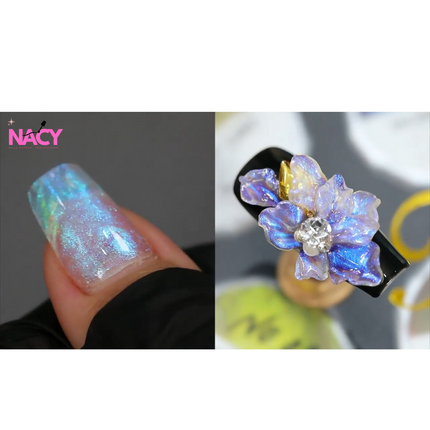Set NACY 3D Auora Carved Gel - 12 Colors