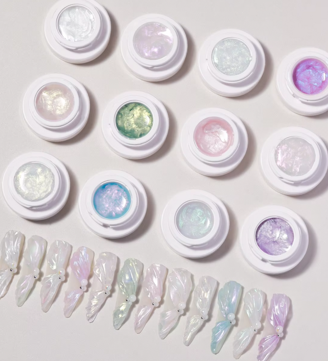 Set NACY 3D Carved Gel - 12 Colors